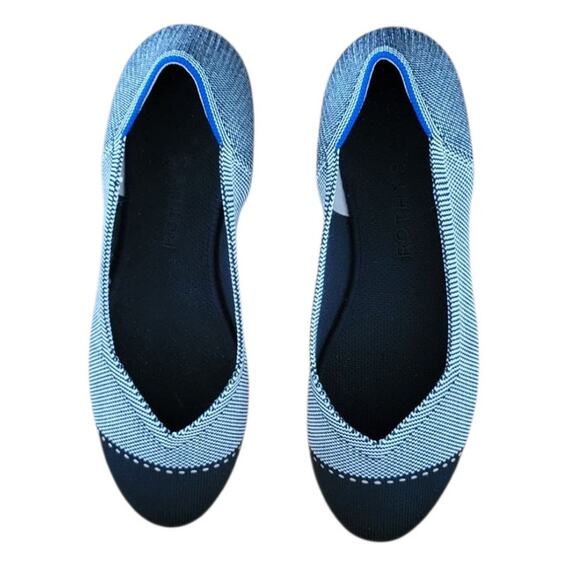 Rothy's The Flat‎ Captoe Misty Grey Women's Size 7.5 Slip-on Career Work Office - Picture 3 of 10